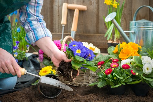 Safe and insured gardeners in Bowes Park carrying out maintenance